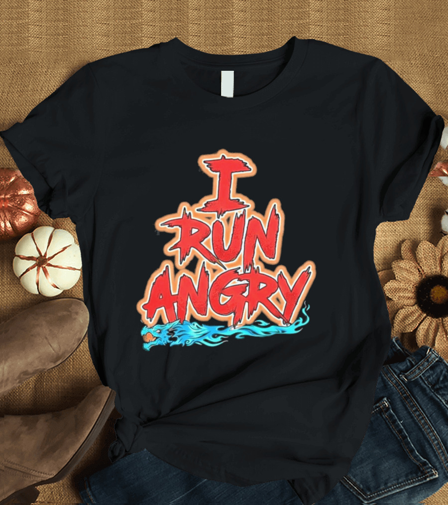 I Run Angry Josh Jacobs Game Day T-Shirt