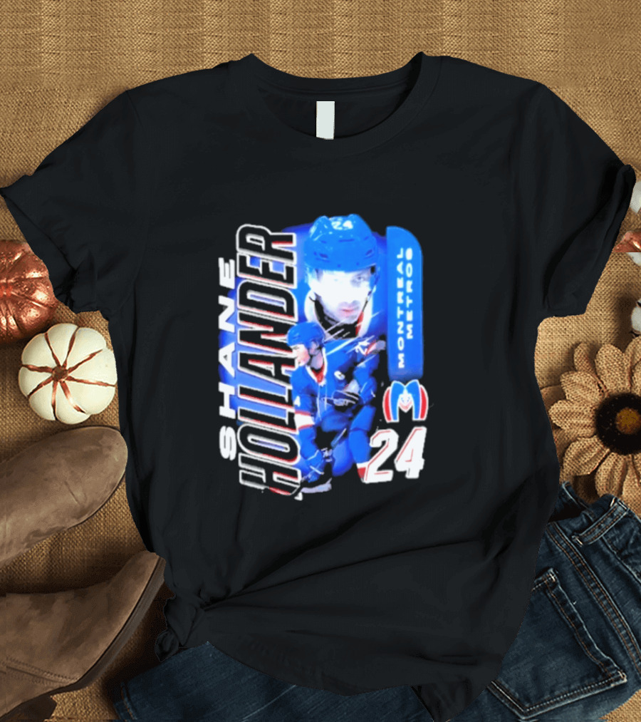 Shane Hollander 24 Montreal Metros Hockey Movie Rivalry T-Shirt