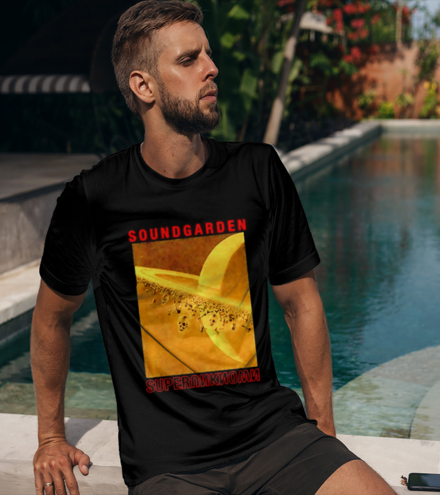 Soundgarden Superunknown Saturn Skulls Grunge Chris Cornell T-Shirt