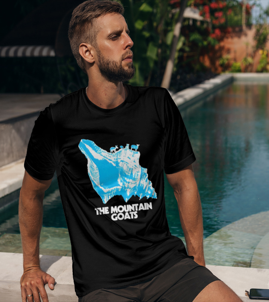 The Mountain Goats Indie Rock John Darnielle Blue Conch T-Shirt