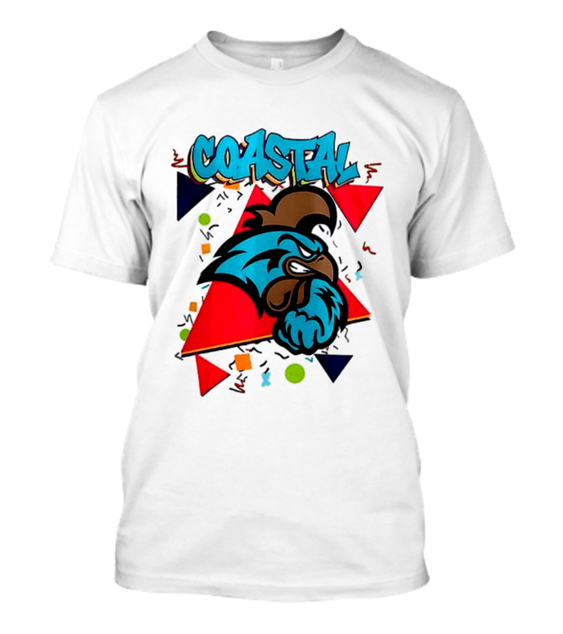 Coastal Carolina Chanticleers 90s NCAA Football 2026 Two Sided T-Shirt