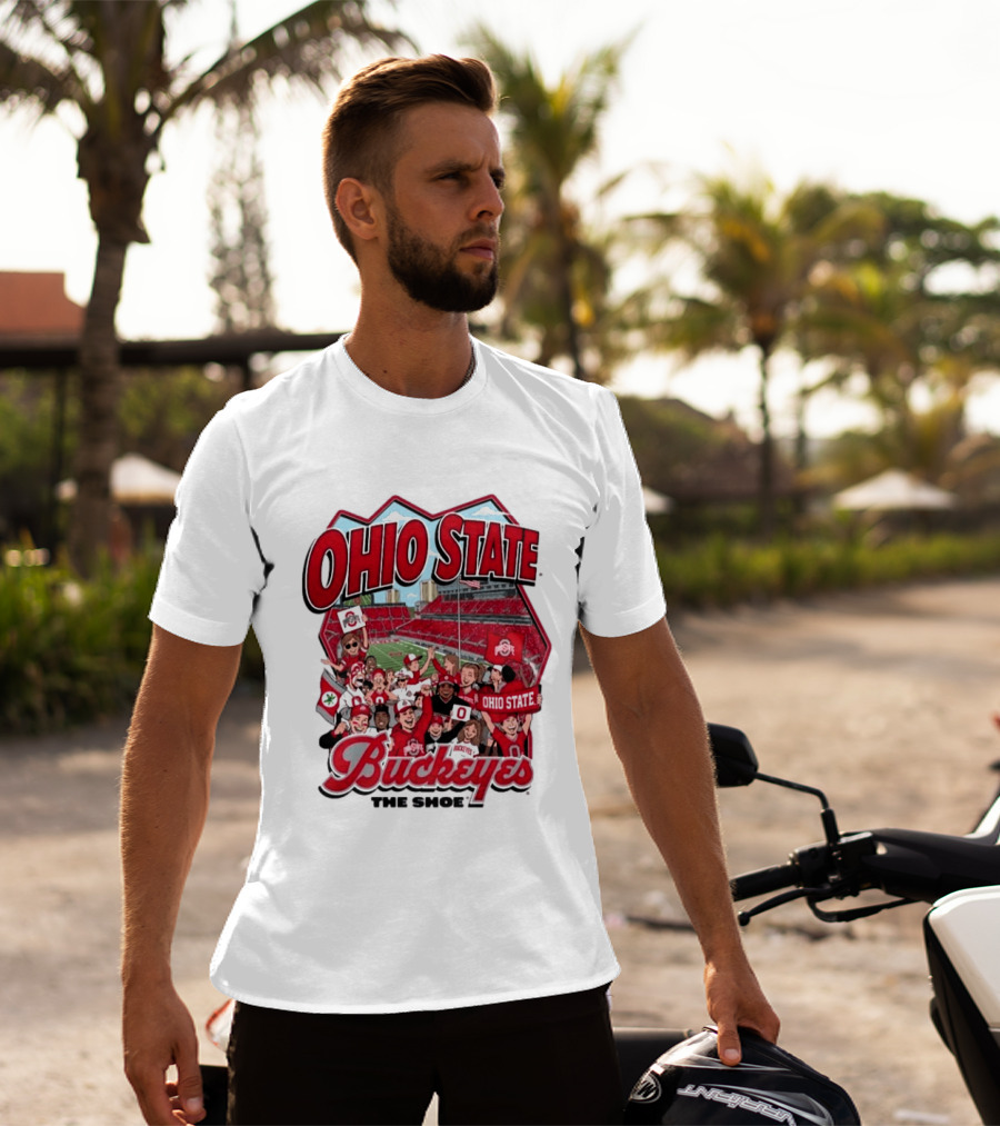 Ohio State Buckeyes The Shoe 2026 Football Ohio Stadium T-Shirt