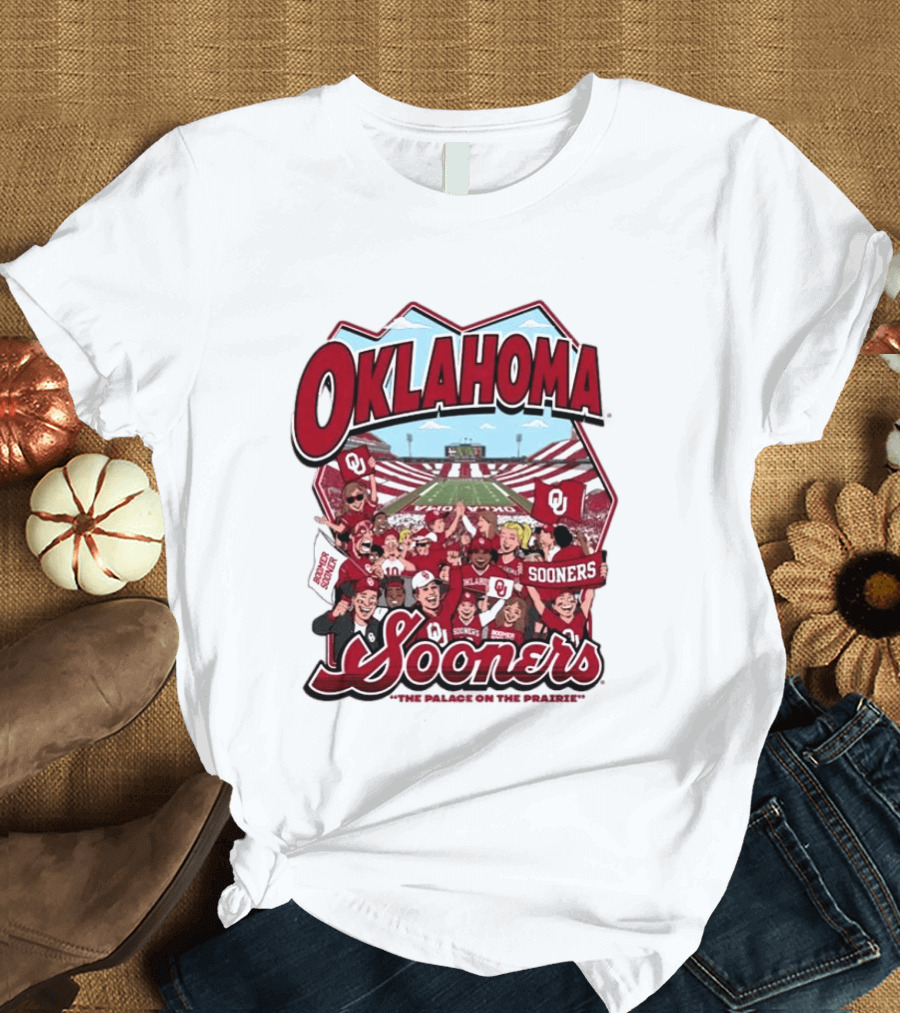 Oklahoma Sooners Football Fans Gaylord Family Oklahoma Memorial Stadium 2026 T-Shirt