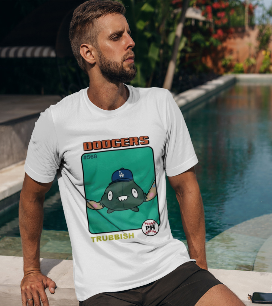Los Angeles Dodgers Trubbish Pokémon Hat PH #568 T-Shirt