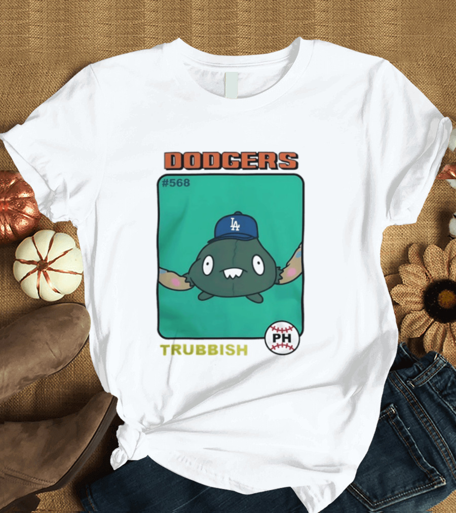 Los Angeles Dodgers Trubbish Pokémon Hat PH #568 T-Shirt