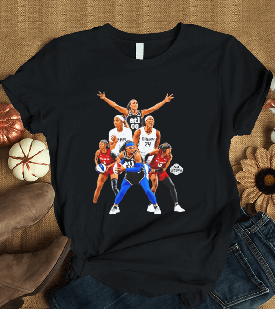 Atlanta Dream ATL All For ATL WNBPA 2026 Basketball Team Collaboration T-Shirt