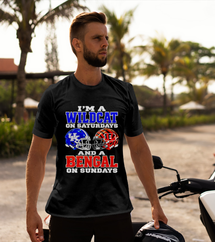 I'm A Kentucky Wildcat On Saturdays And A Bengal On Sundays T-Shirt