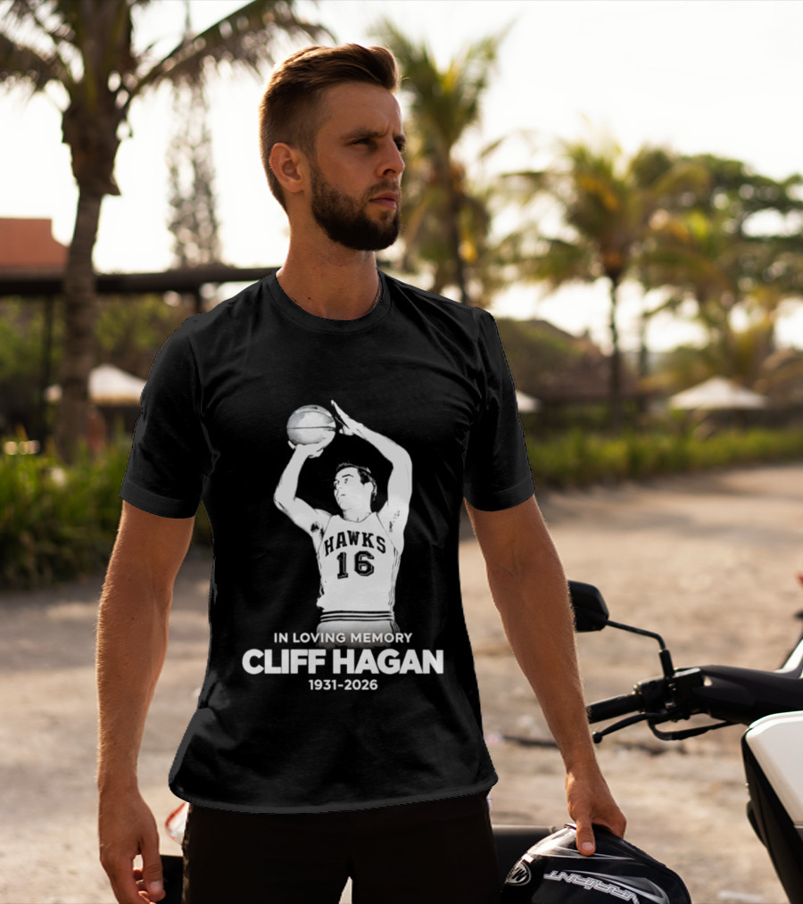 In Loving Memory Cliff Hagan 1931 2026 Basketball Legend T-Shirt