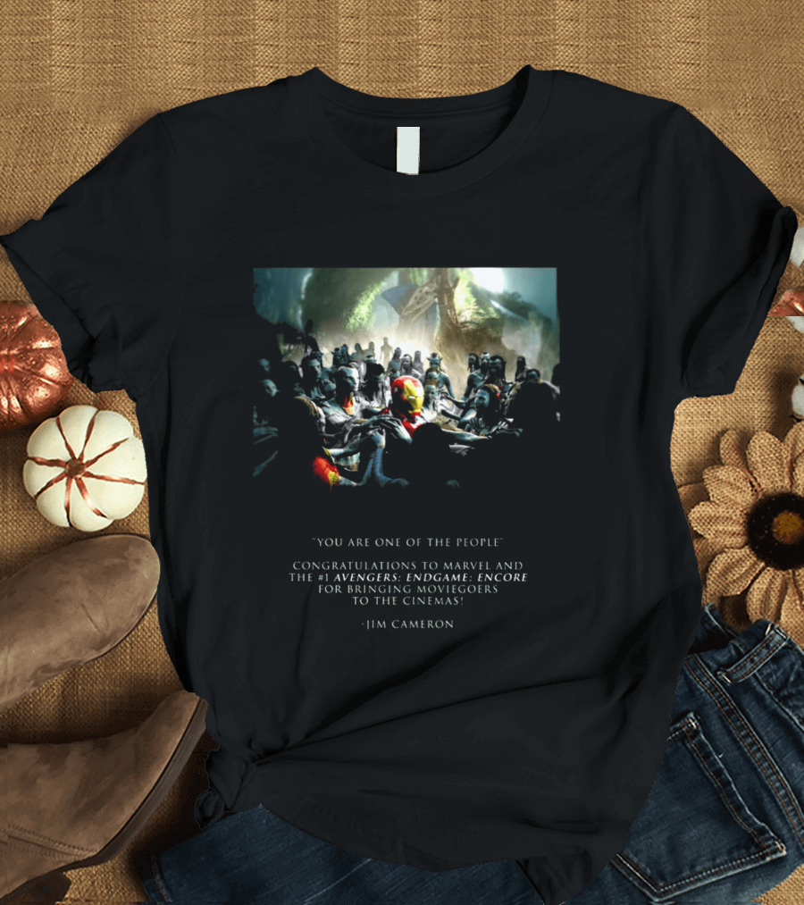 James Cameron Avengers Endgame Encore Congratulations Marvel Avatar T-Shirt