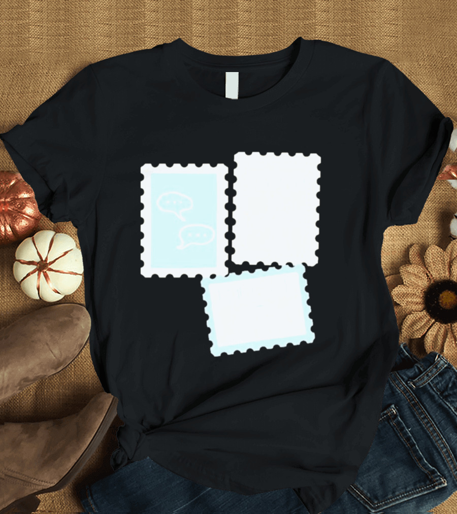 MassBQ Postage Stamps Speech Bubbles Collection T-Shirt