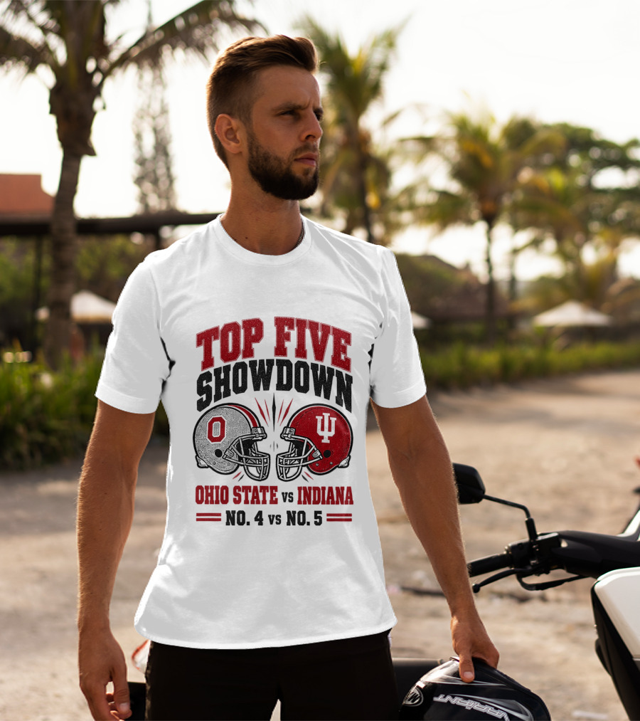Ohio State Vs Indiana Top Five Showdown No 4 Vs No 5 T-Shirt