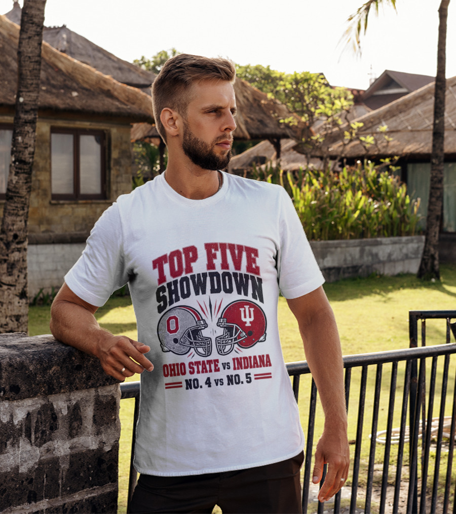 Ohio State Vs Indiana Top Five Showdown No 4 Vs No 5 T-Shirt