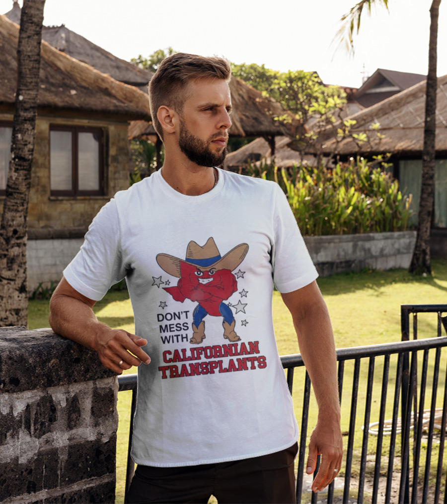Ella Langley Don't Mess With Californian Transplants Texas Cowboy Stars T-Shirt