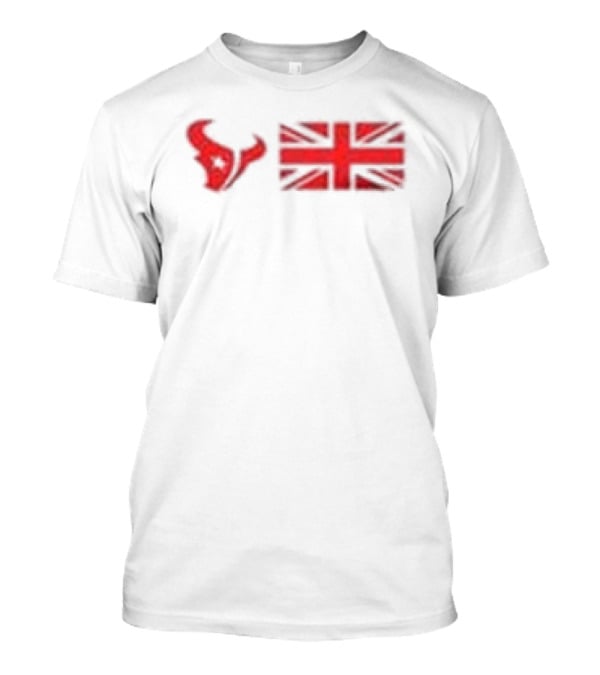 Houston Texans Jacksonville Jaguars London Games 2026 UK Flag Duo T-Shirt