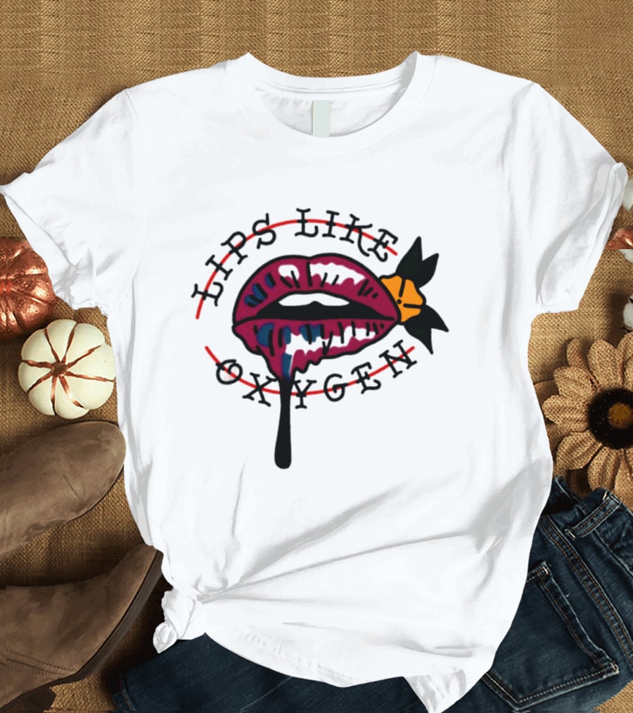 Lips Like Oxygen The Cure Robert Smith T-Shirt