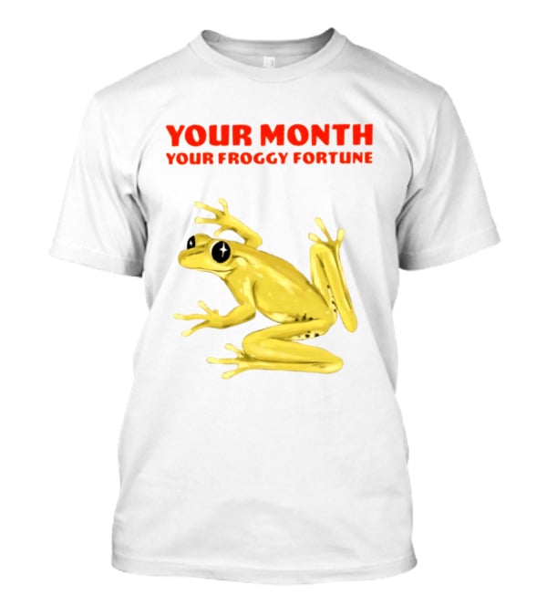 Your Month Your Froggy Fortune Horoscope Frog T-Shirt