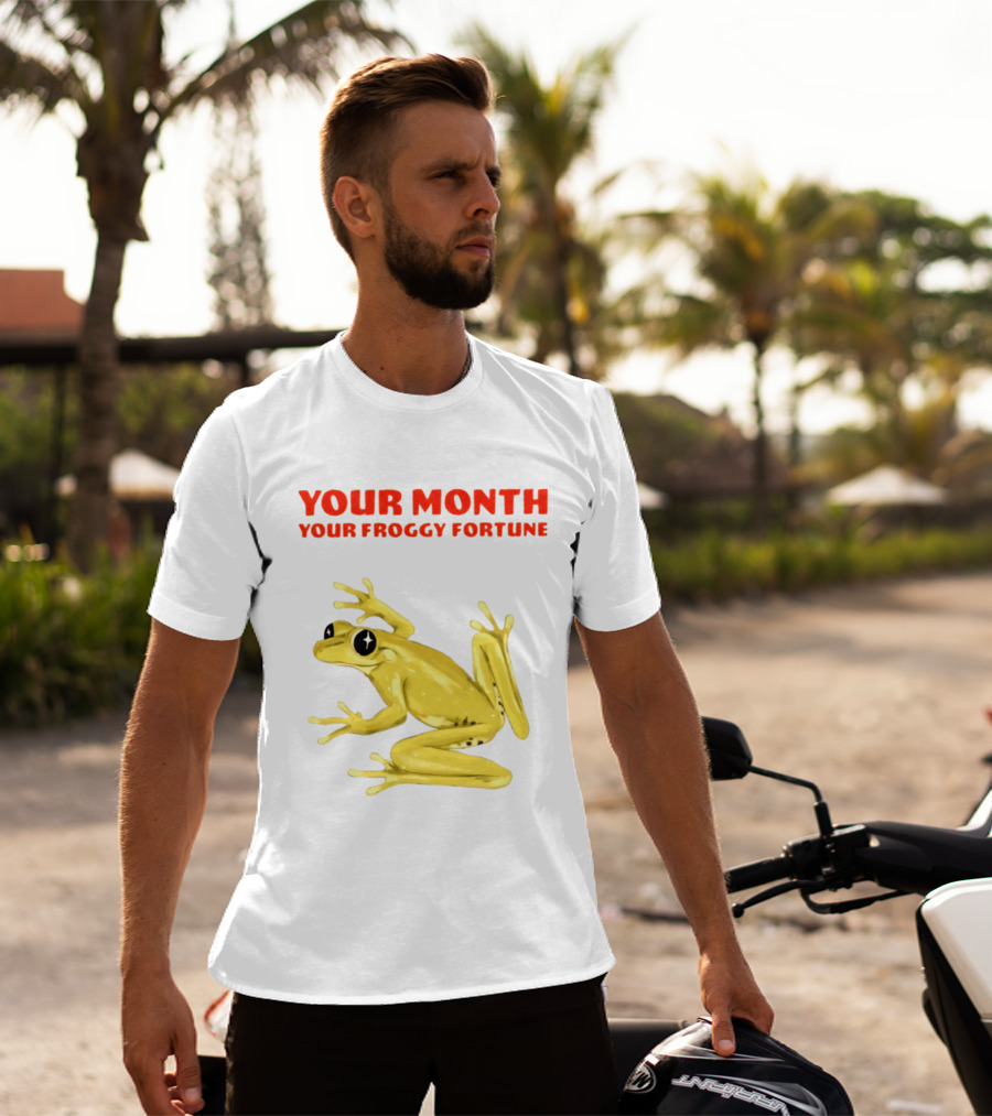 Your Month Your Froggy Fortune Horoscope Frog T-Shirt
