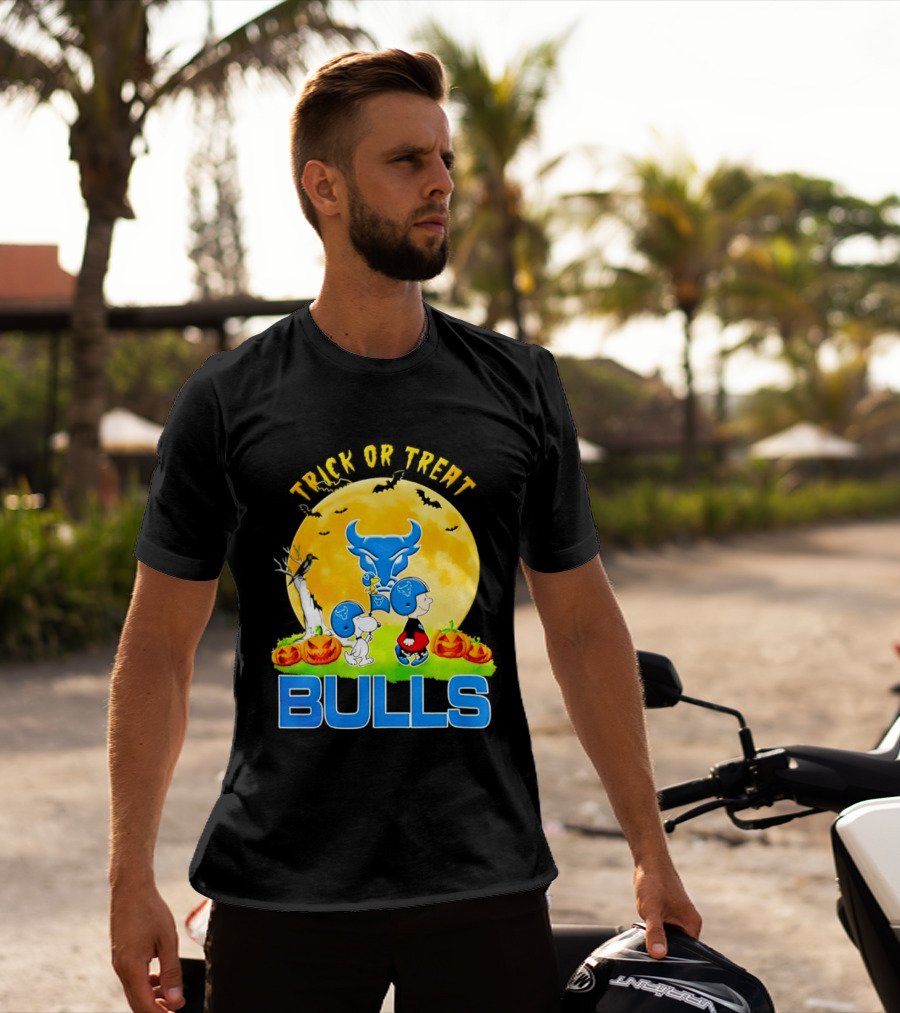 Buffalo Bulls Peanuts Halloween 2026 Trick Or Treat Abbey Road T-Shirt