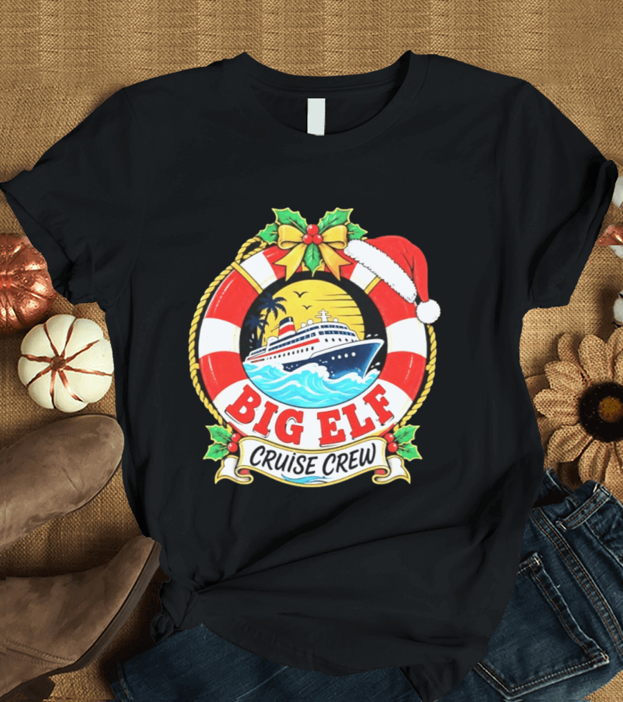 Big Elf Cruise Crew Christmas Vacation T-Shirt