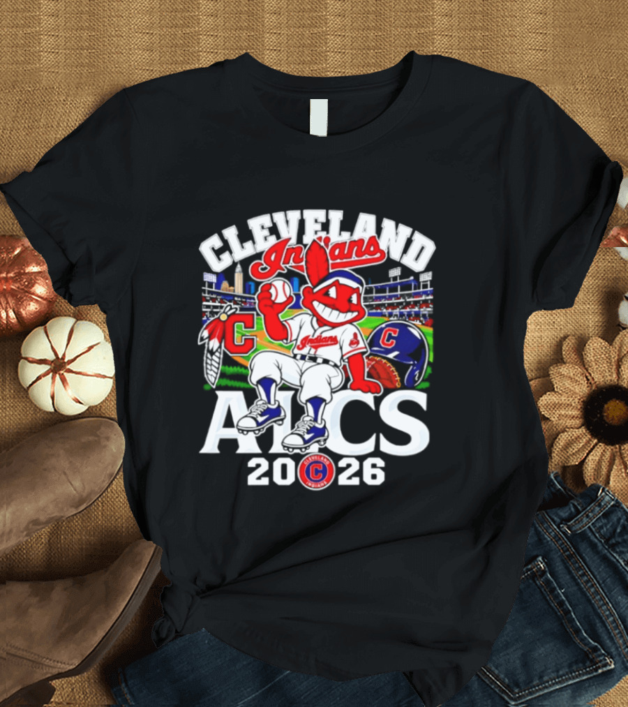 Cleveland Indians ALCS 2026 Baseball Stadium Celebration T-Shirt