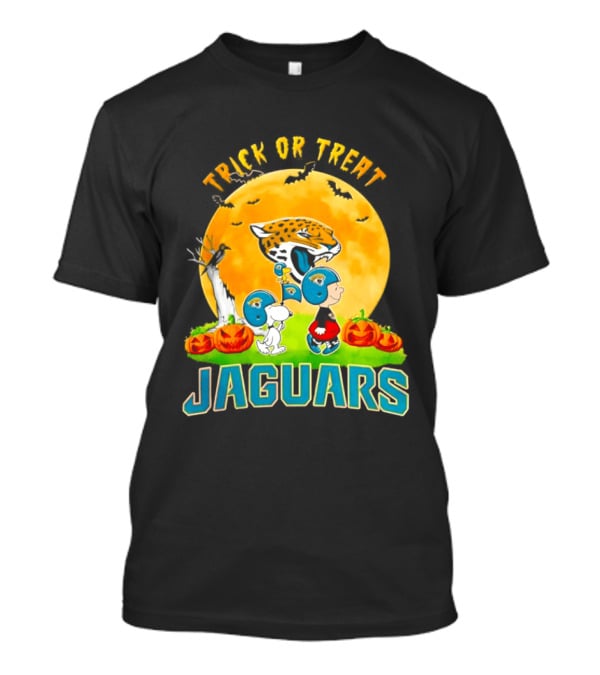 Trick Or Treat Jacksonville Jaguars Peanuts Halloween Abbey Road 2026 T-Shirt
