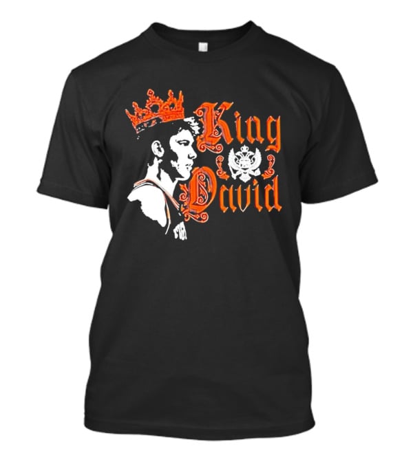 Illinois Fighting Illini Mens Basketball King David Mirkovic T-Shirt