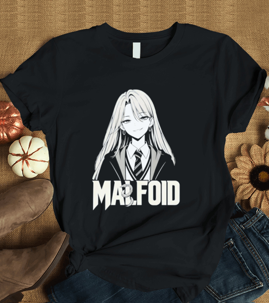 MALFOID Anime Dark Academia Aesthetic T-Shirt