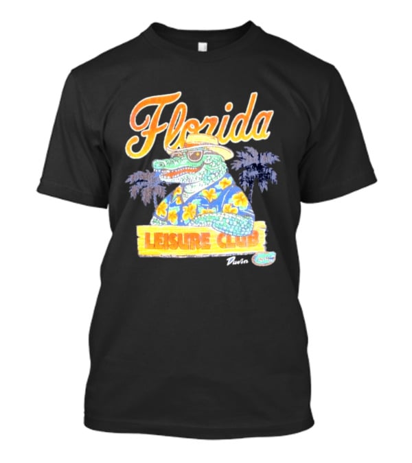 Florida Gators Leisure Club Duvin Co. Vintage Tropical Alligator T-Shirt