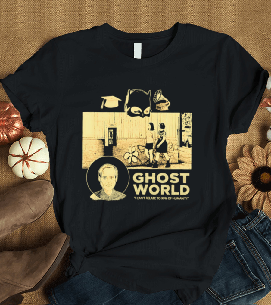 Ghost World I Can't Relate To 99% Of Humanity Cartoon T-Shirt