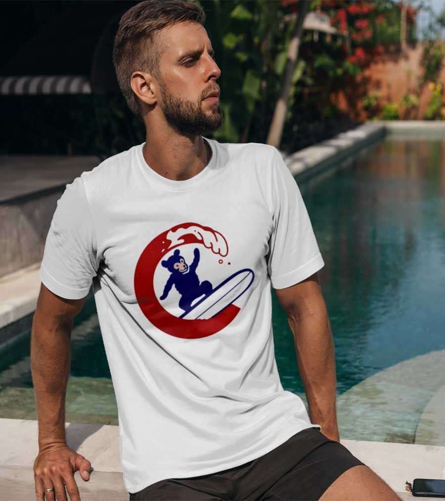 Clark The Cub Surfing Chicago Cubs Baseball 2026 T-Shirt