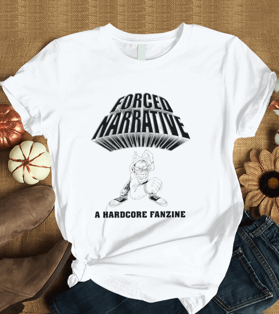 Forced Narrative Hardcore Fanzine Underground Music T-Shirt