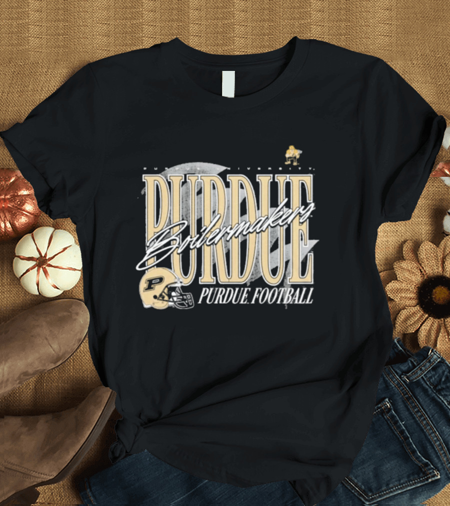 Purdue Boilermakers Football Helmet 2026 Purdue Football T-Shirt