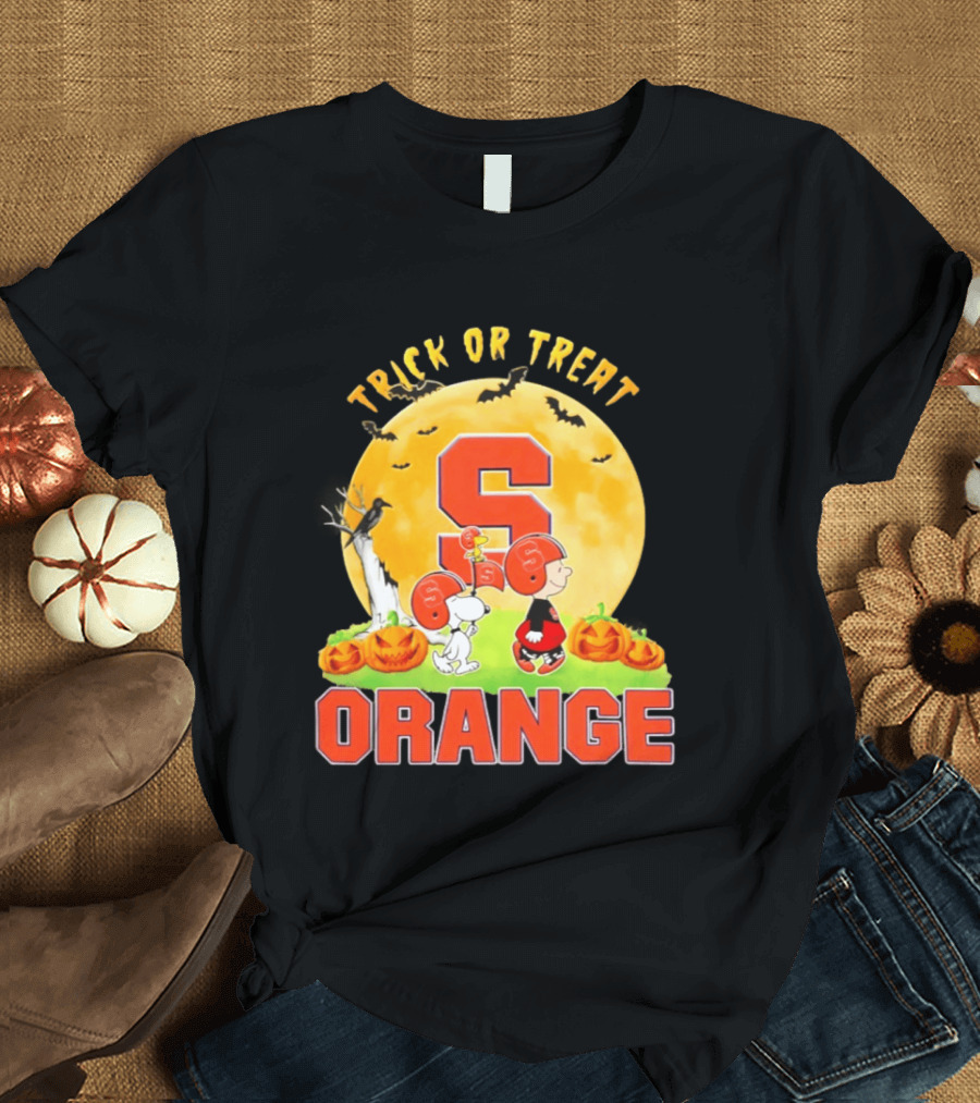 Syracuse Orange Peanuts Trick Or Treat Halloween 2026 T-Shirt
