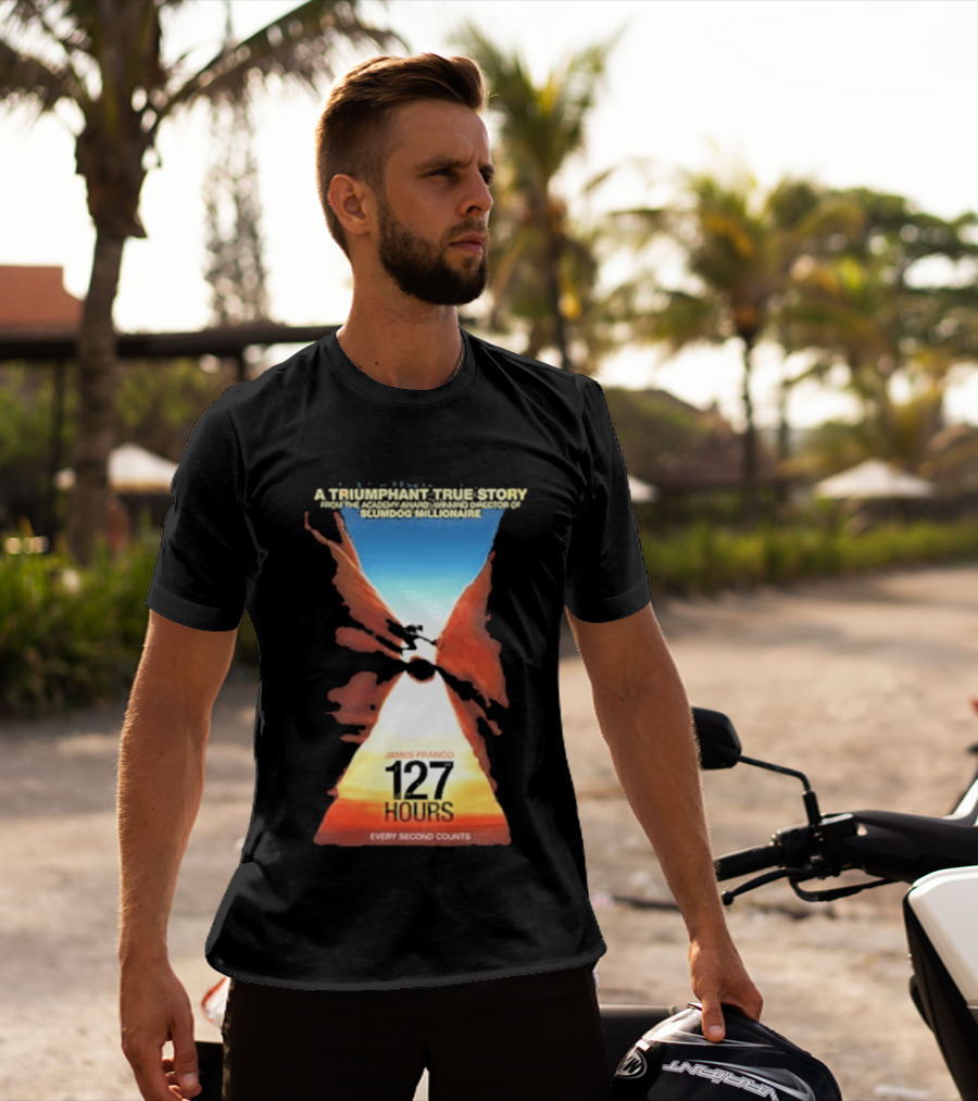 James Franco 127 Hours Every Second Counts T-Shirt