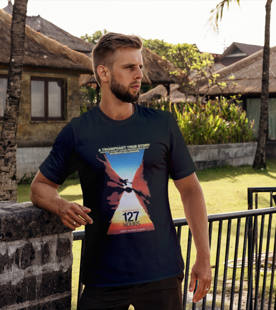James Franco 127 Hours Every Second Counts T-Shirt
