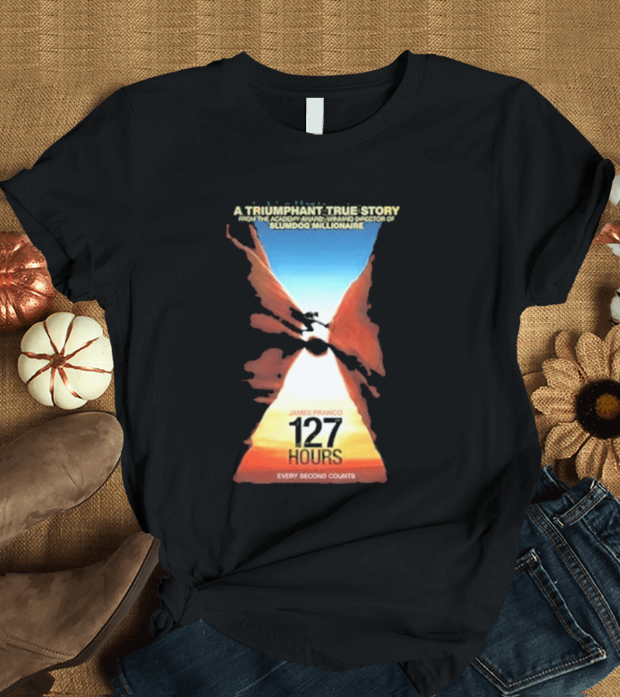 James Franco 127 Hours Every Second Counts T-Shirt
