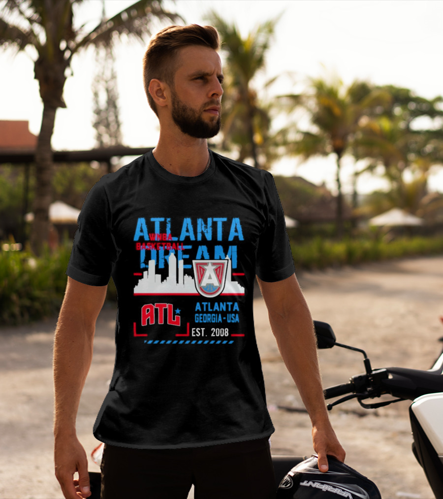 ATL Atlanta Dream Skyline Essentials Est 2008 Georgia USA T-Shirt