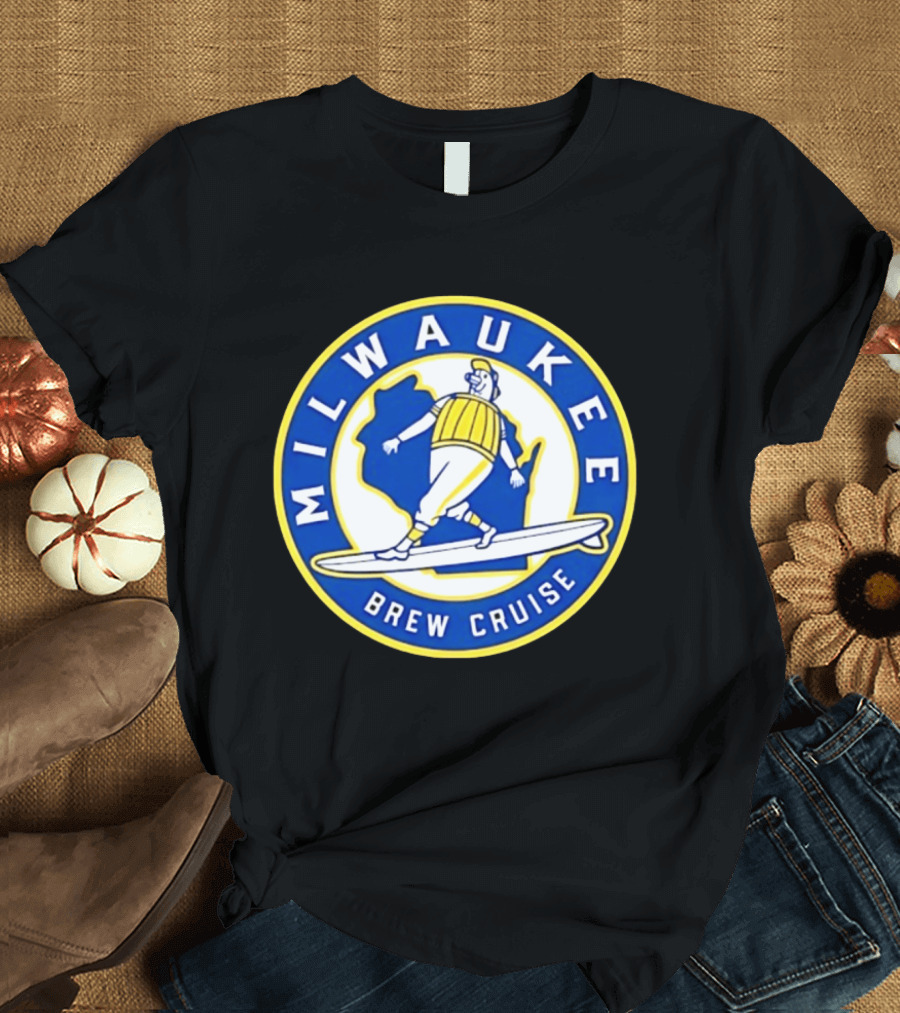 Milwaukee Brew Cruise Barrelman Surfing 2026 T-Shirt