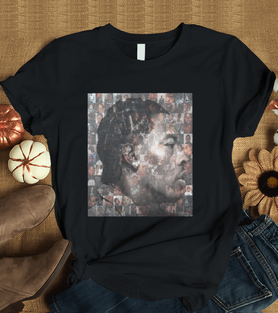 Lil Baby Fresh New Album Cover 2026 Collage Face Mosaic T-Shirt
