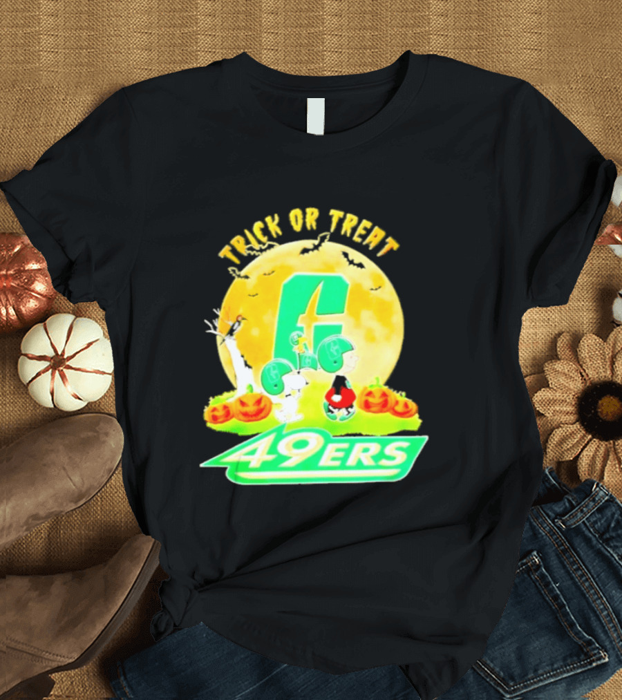 Charlotte 49ers Peanuts Trick Or Treat Halloween 2026 Abbey Road T-Shirt