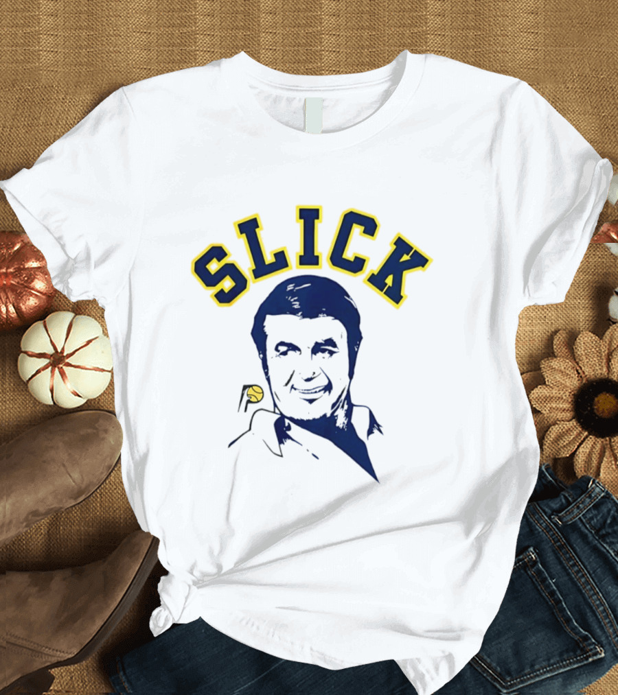 Slick Bobby Leonard Indiana Pacers Legend Basketball T-Shirt