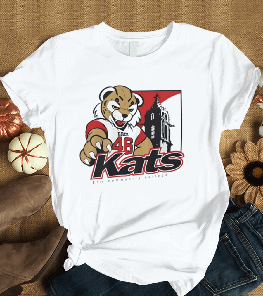 SUNY Erie Community College Kats 46 Sports Team 2026 T-Shirt