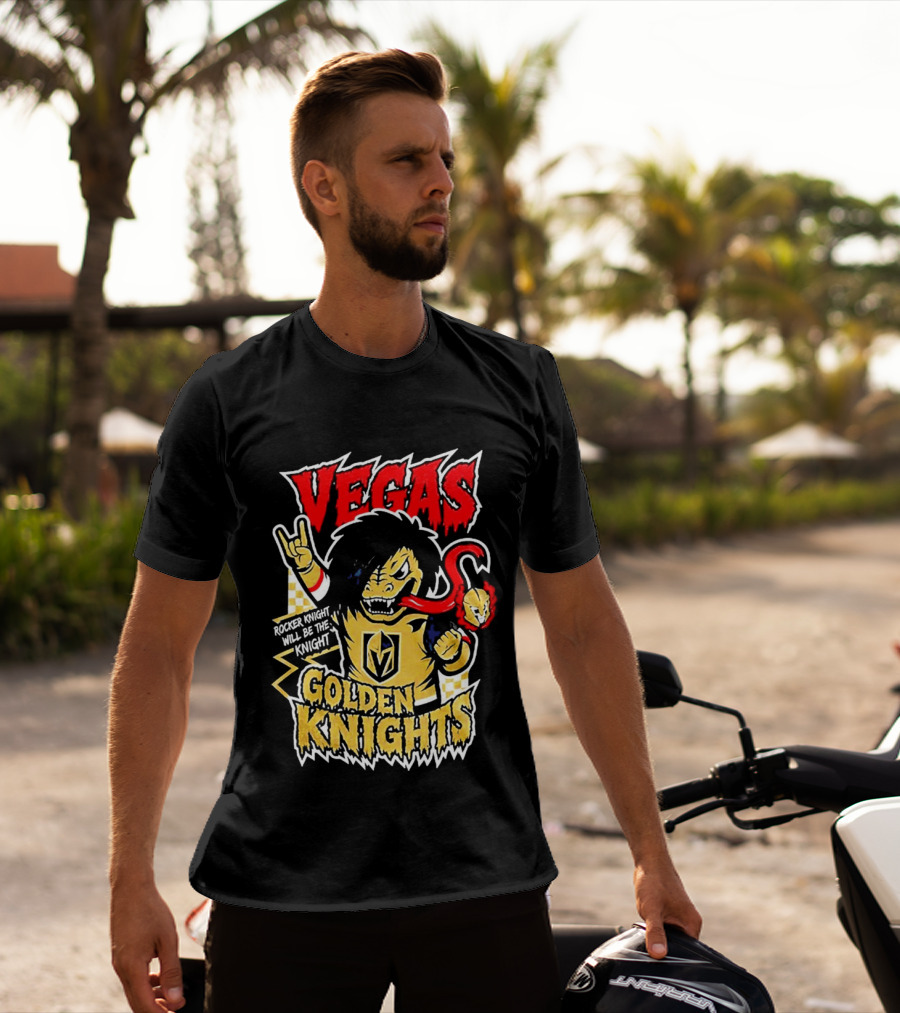 Vegas Golden Knights Rocker Knight Will Be The Knight T-Shirt