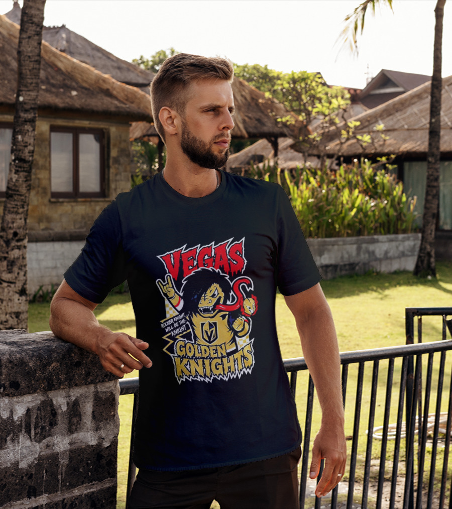 Vegas Golden Knights Rocker Knight Will Be The Knight T-Shirt