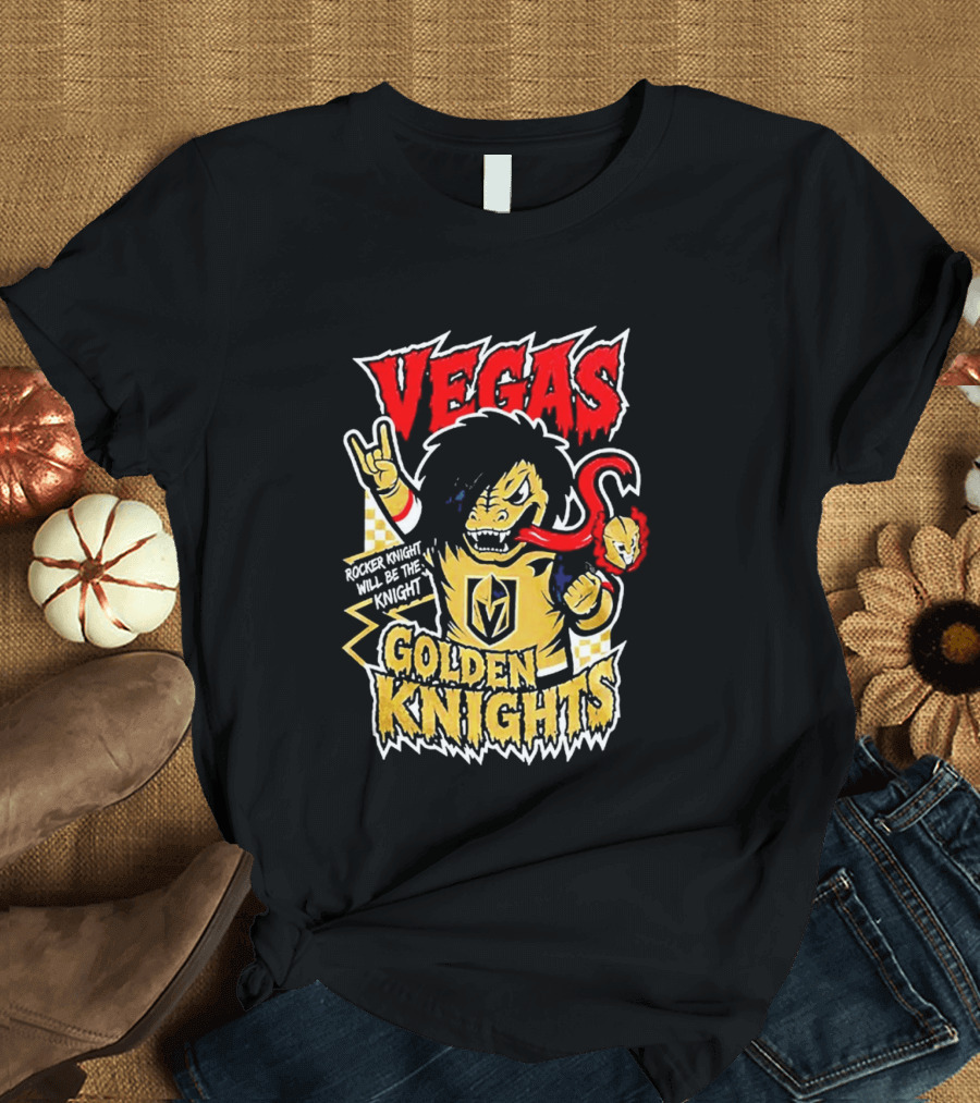 Vegas Golden Knights Rocker Knight Will Be The Knight T-Shirt