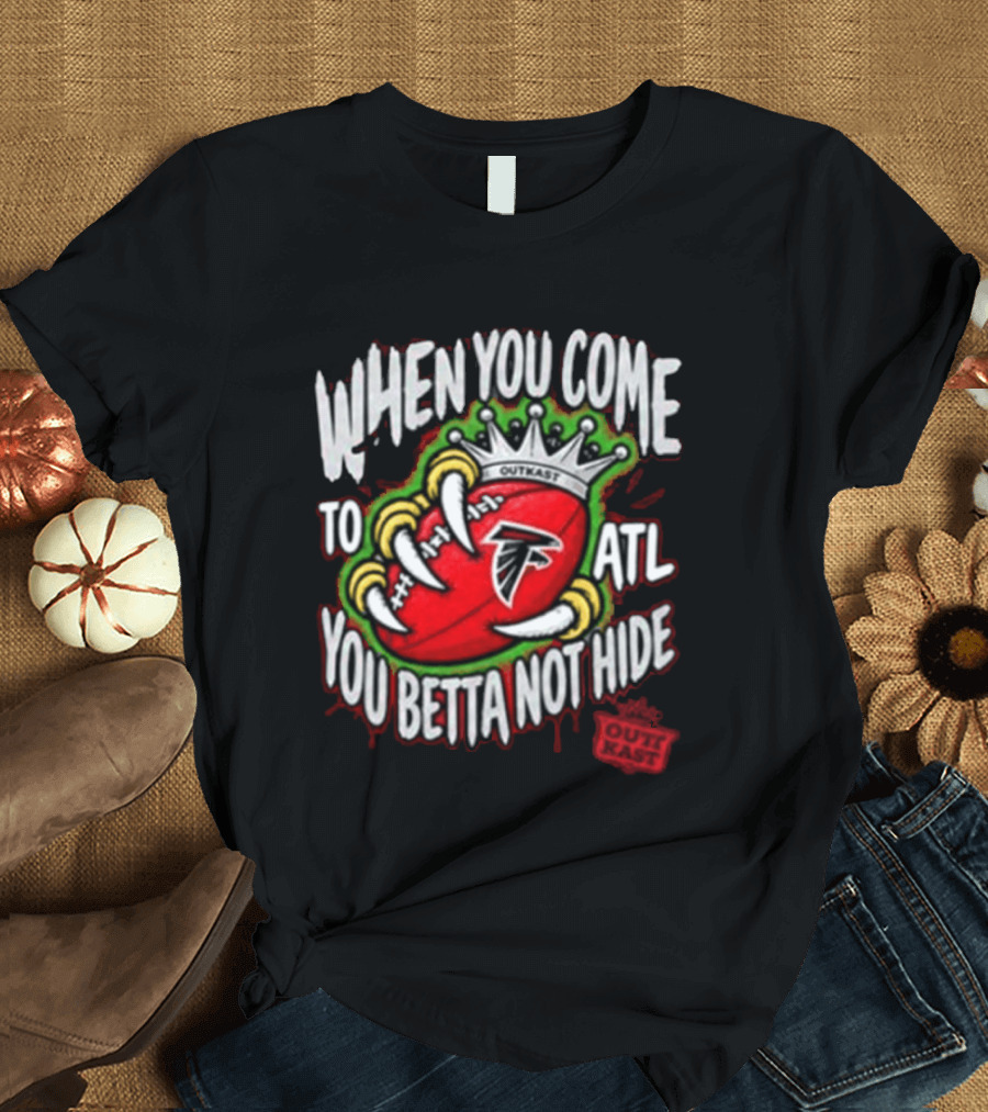 Atlanta Falcons ATLiens When You Come To ATL You Betta Not Hide 30th Anniversary 2026 Music T-Shirt