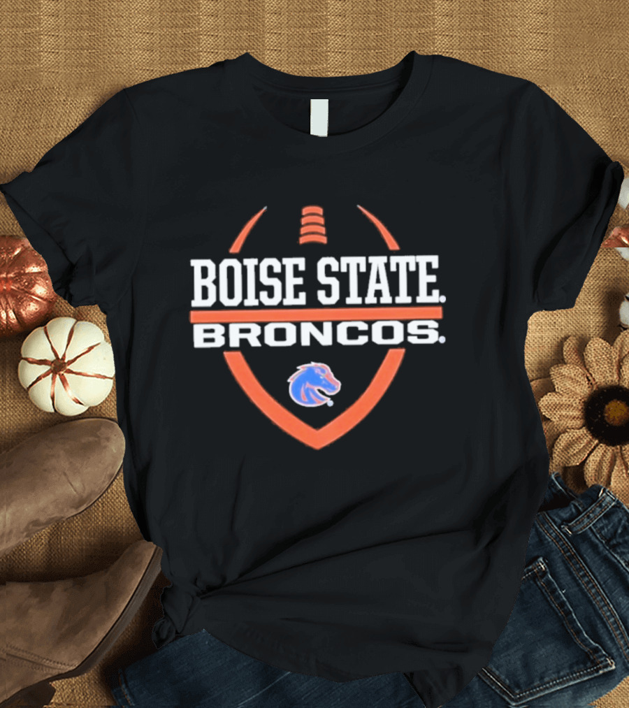 Boise State Broncos Football 2026 Team Logo With Iconic Horse T-Shirt