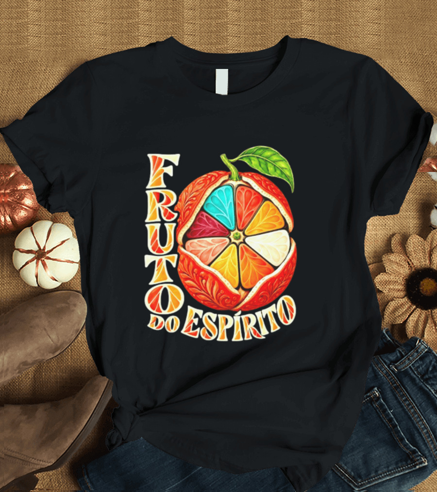 Fruto Do Espírito Colorful Citrus Christian T-Shirt