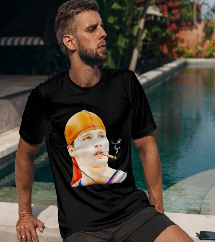 Gangsta Kolek Tyler Kolek Cool Kolek New York Knicks Cigar T-Shirt