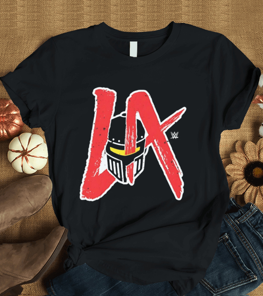LA Knight 2026 Mandalorian Helmet WWE T-Shirt